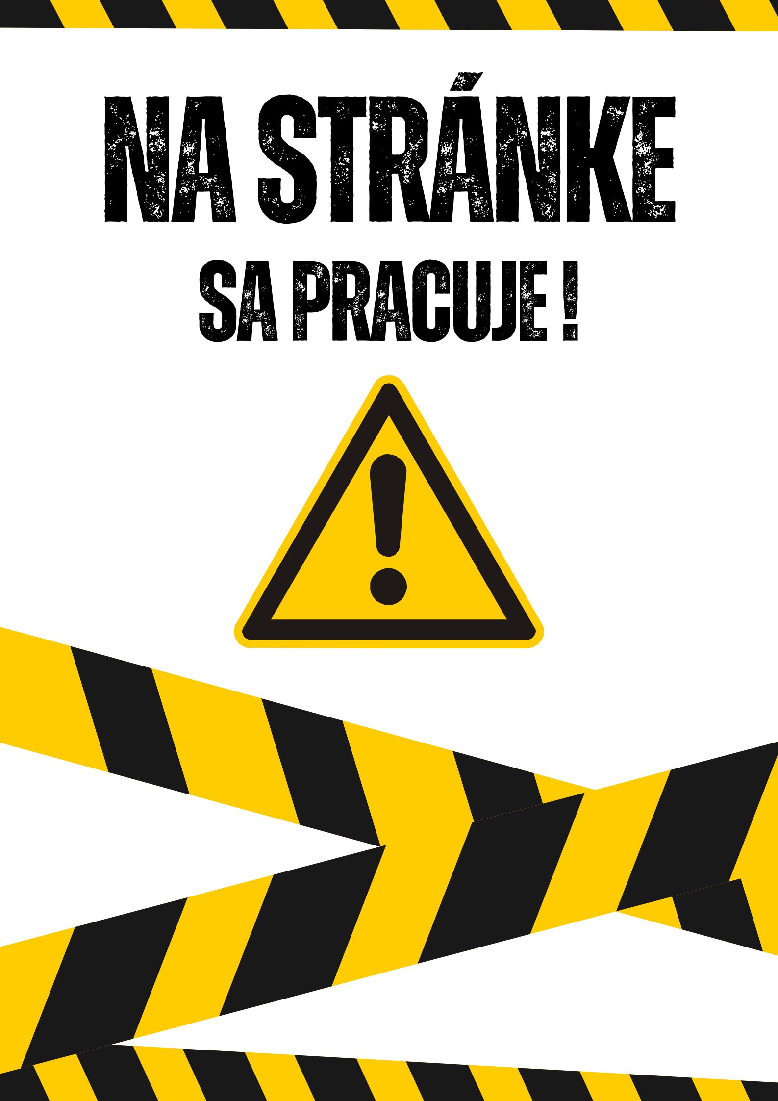 Na stránke sa pracuje